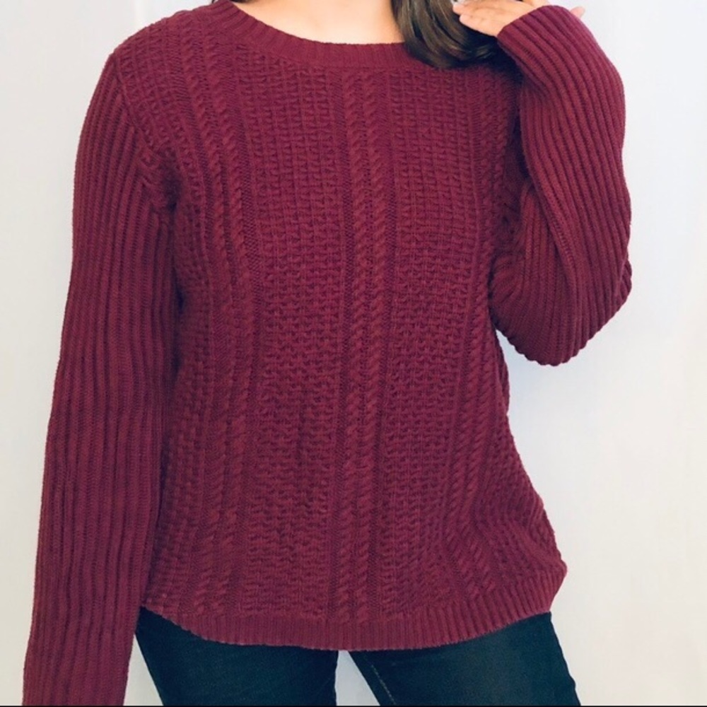 Maroon Sweater | XL | Christopher & Banks